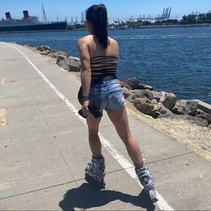 FOREVER 21 F21 BACKLESS ONE PIECE SWIMSUIT